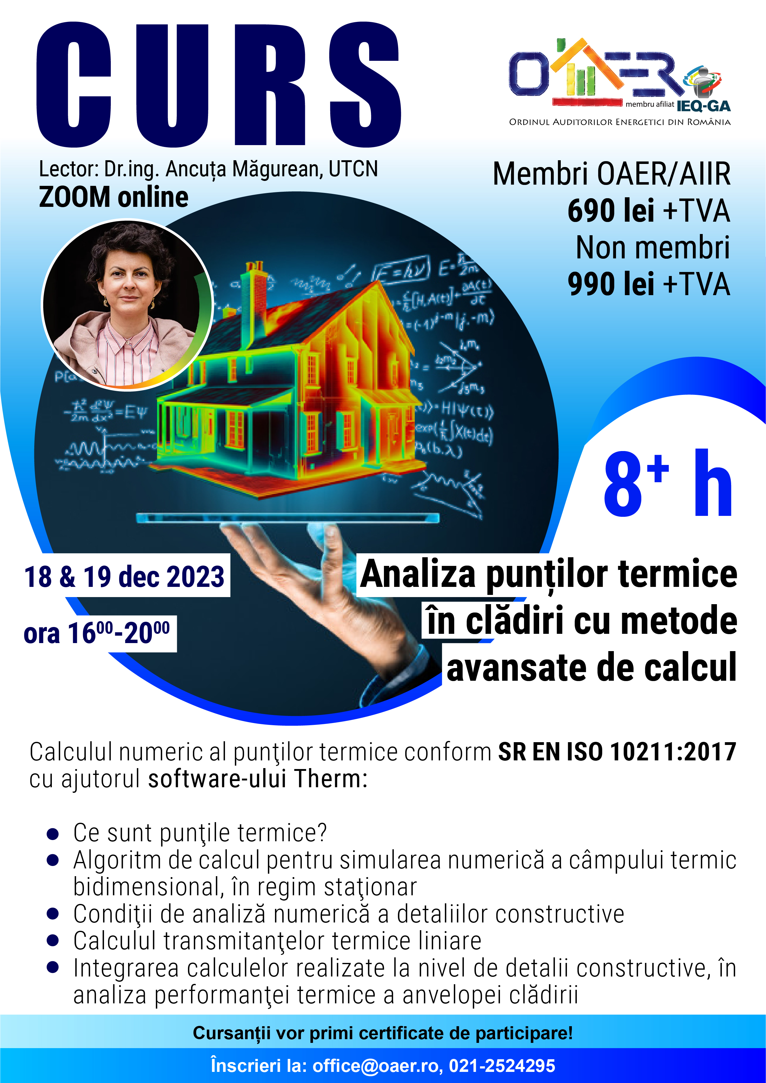 Poster curs Analiza punților termice &icirc;n clădiri