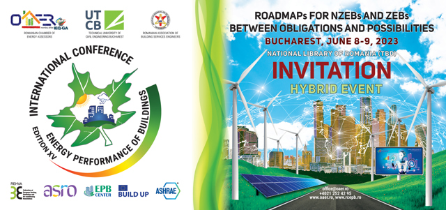 Poza produs Conferința Internațională – Performanța Energetică a Clădirilor (RCEPB) Ediția a XV-a | Strategii și instrumente pentru NZEB și ZEB – între obligații și posibilități